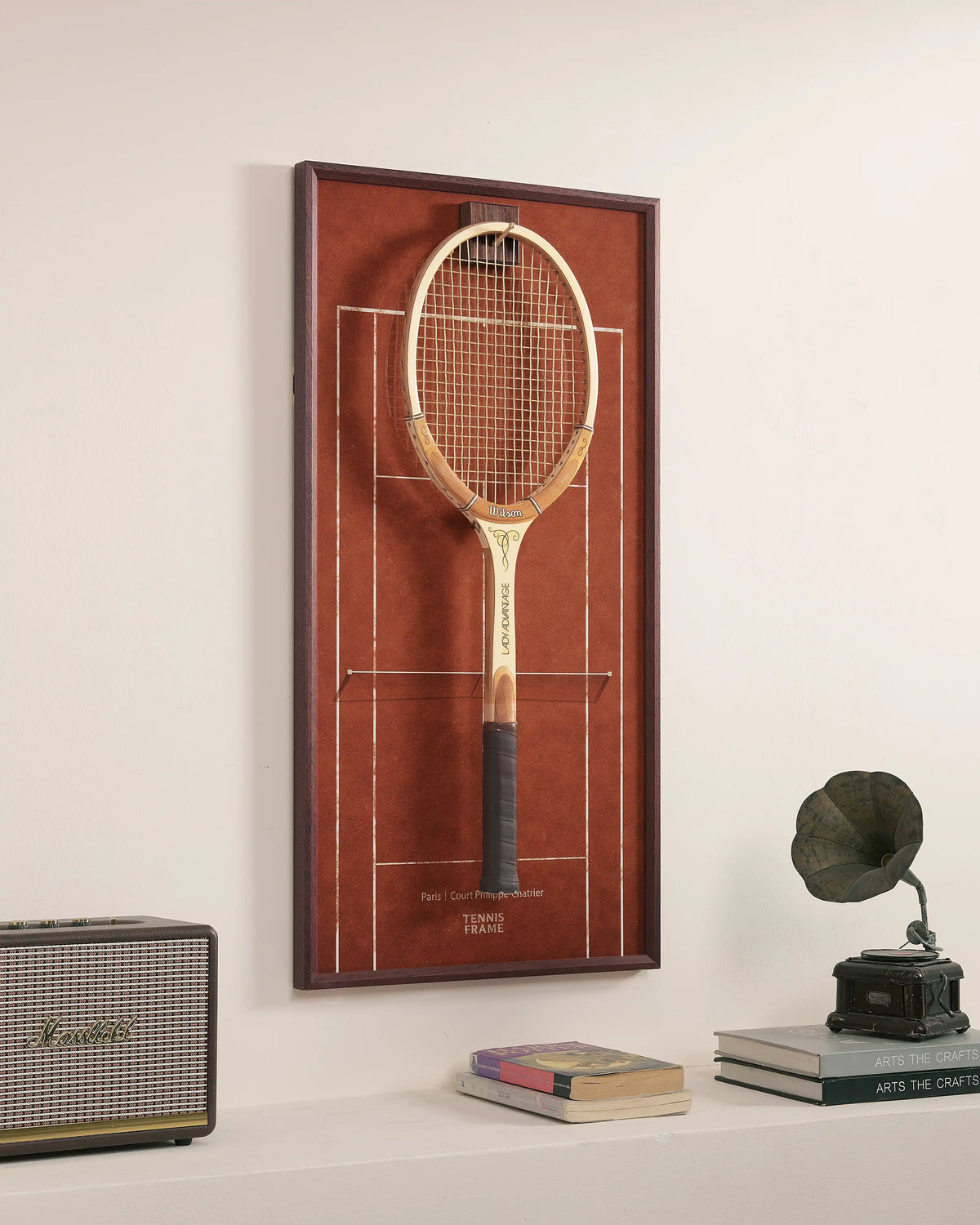 Slim Frame Tennis Racket Paris Clay Court Racket Display| Tennis Frame