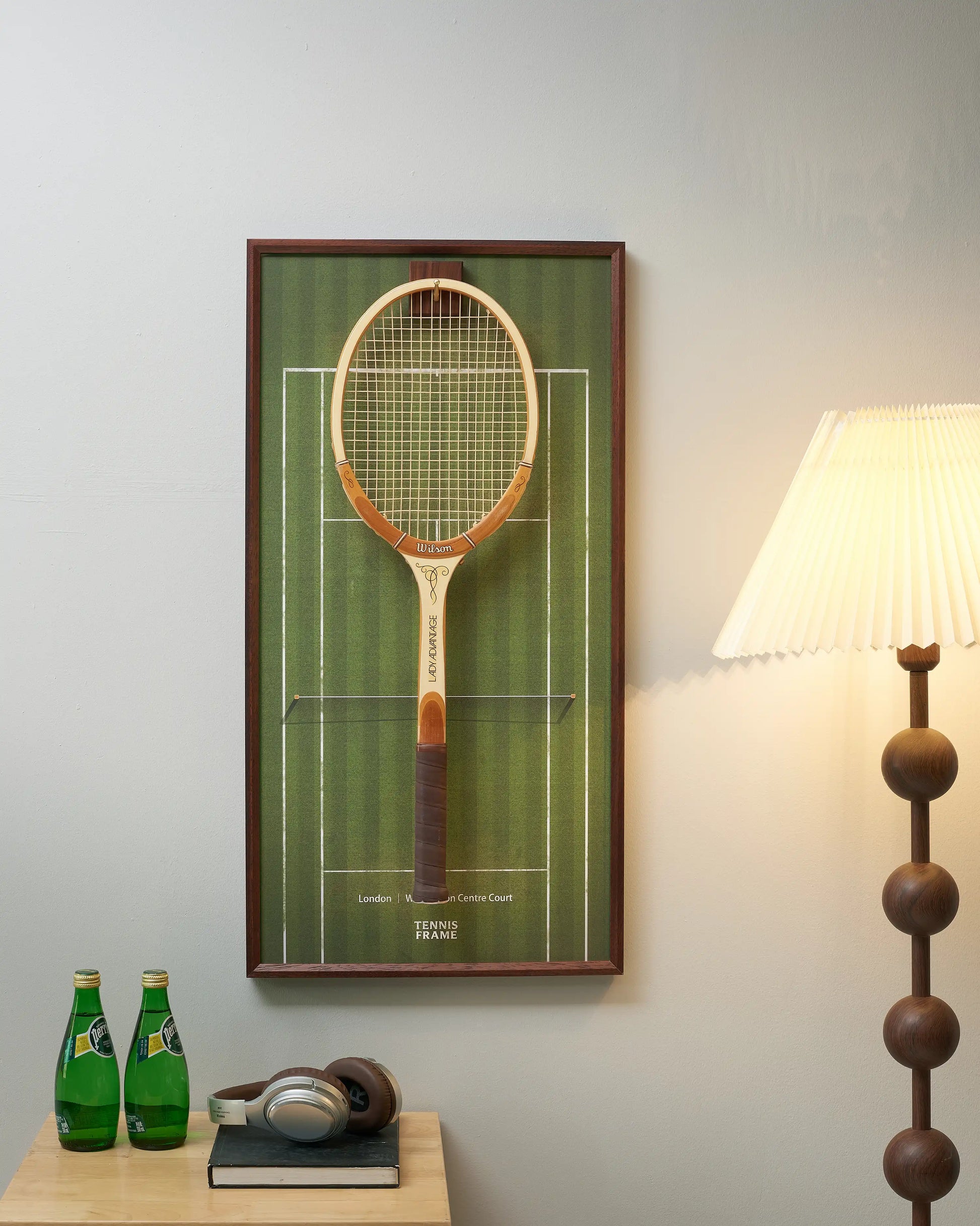 Padel Racket Display Frame London Centre Court Tennis Racquet Display Frame | Tennis Frame