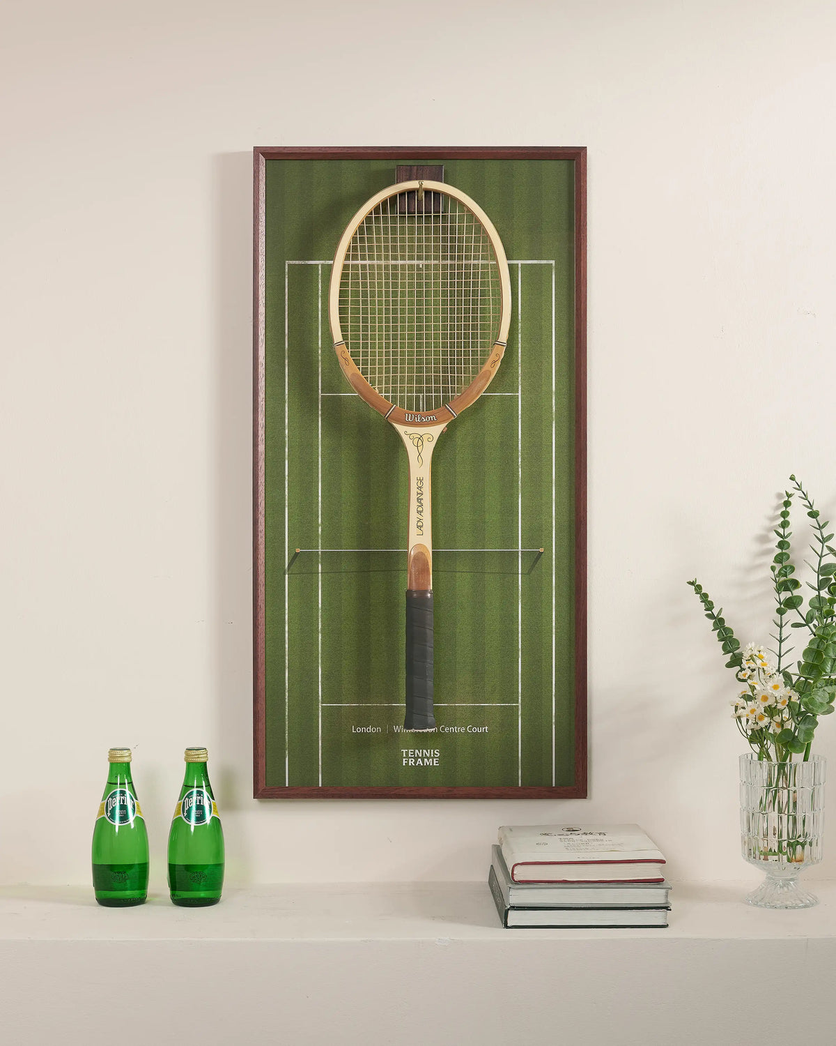 Padel Racket Display Frame London Centre Court Tennis Racquet Display Frame | Tennis Frame